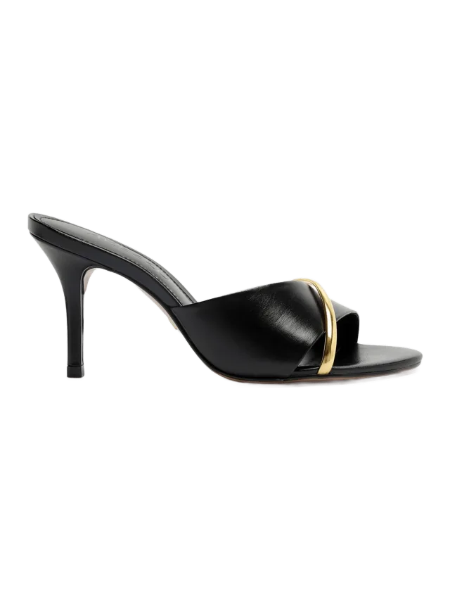 Arezzo Margaret High Stiletto Leather Sandal