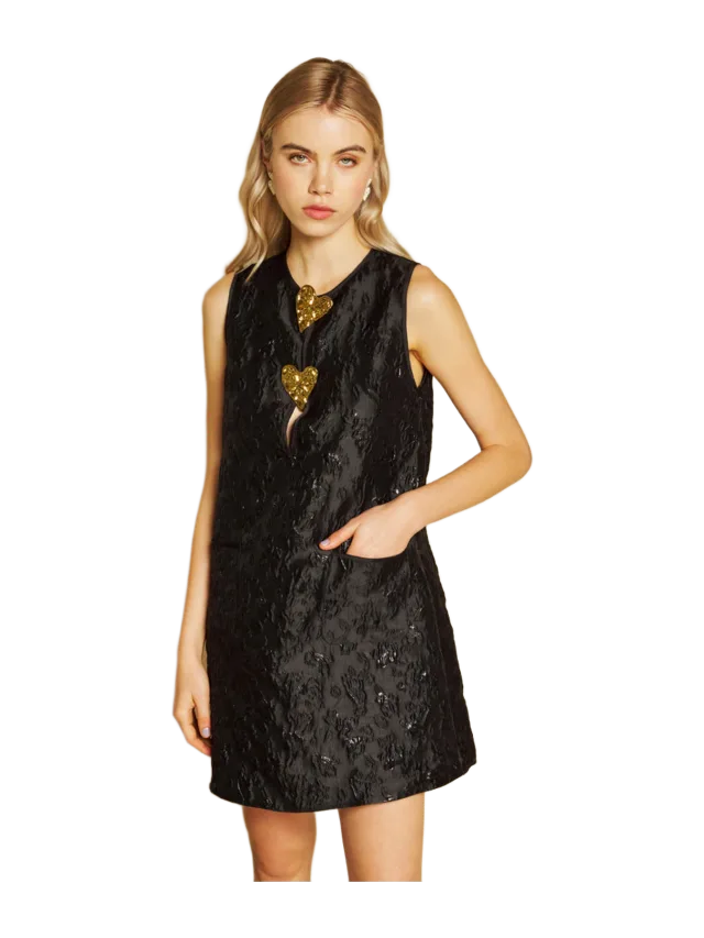 Sister Jane Marguerite Jacquard Mini Dress