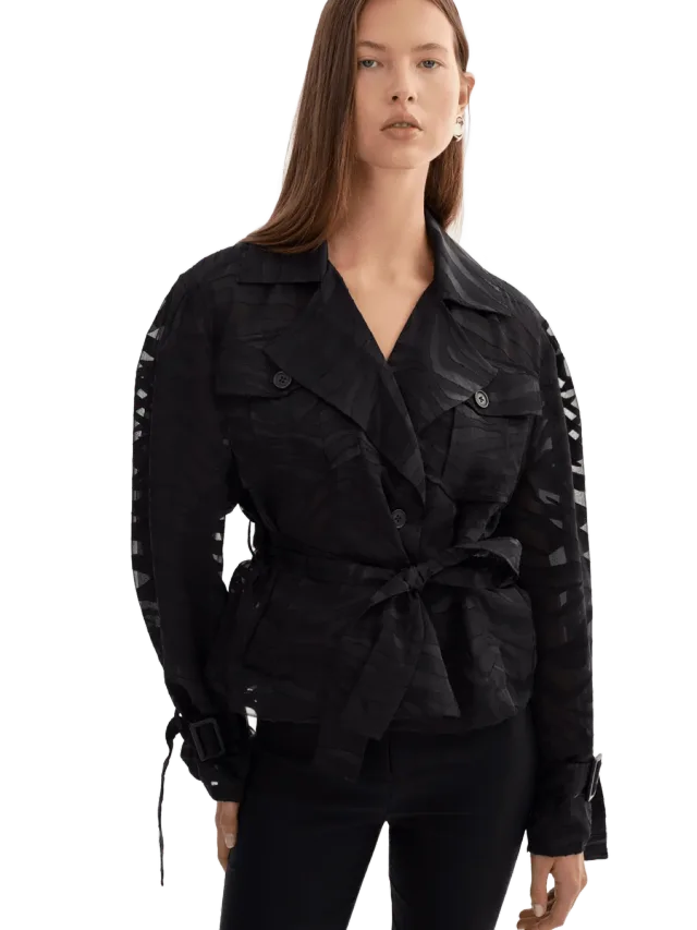 Lamarque MARKEESA | Sheer Zebra Trench