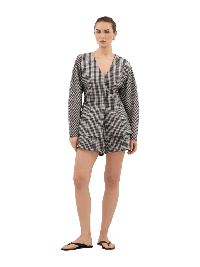 MATILDA INK CHECK SHORT