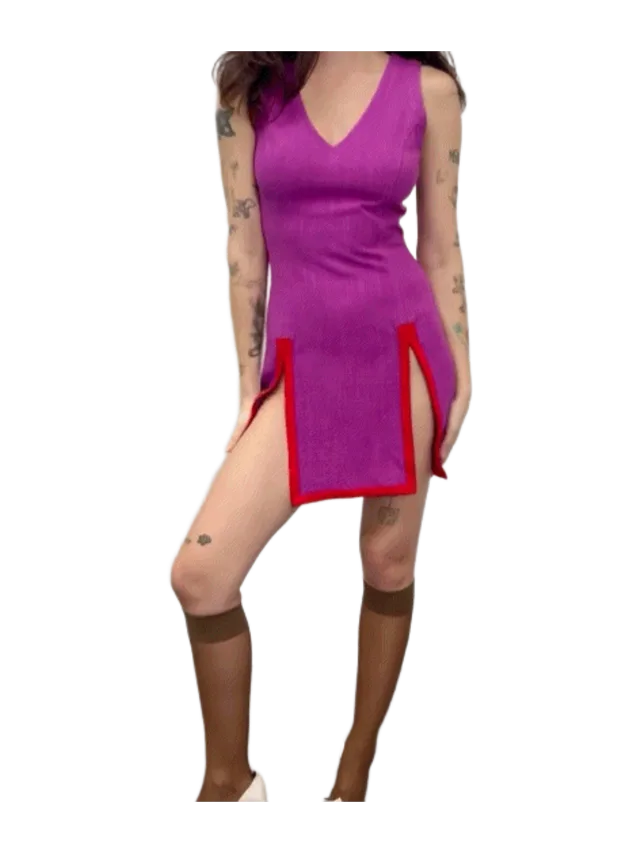 Fashion Brand Company Matilda's Mom Thick Linen Mini Dress