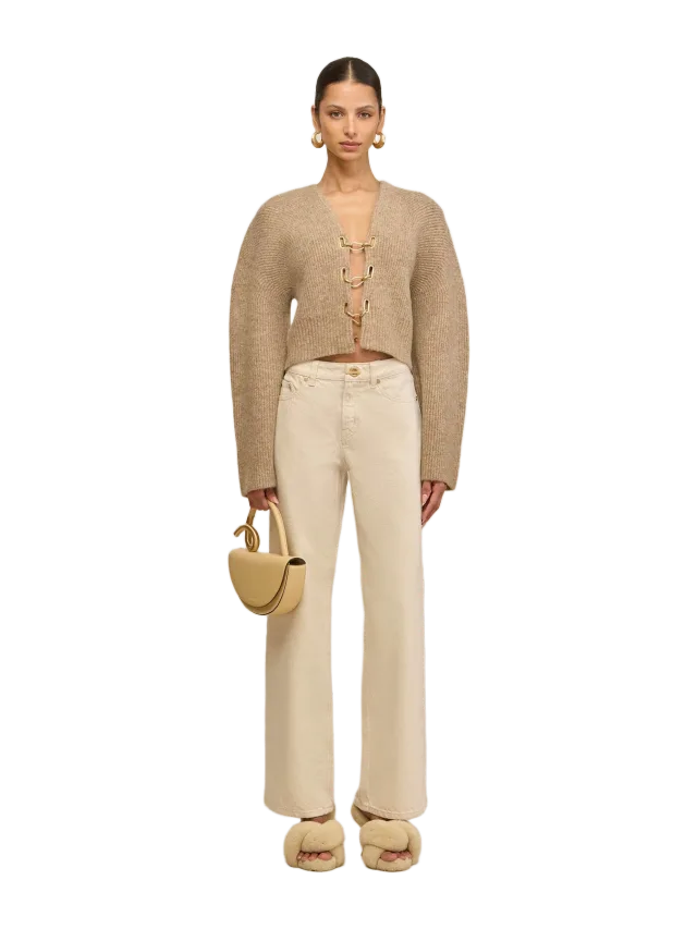 Cult Gaia MAYALU CARDIGAN - BEACH MELANGE