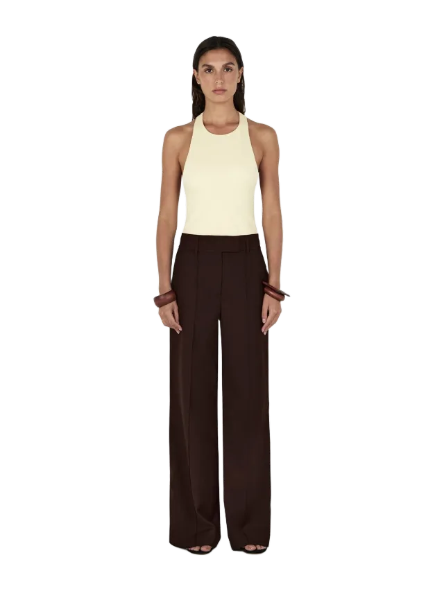Hansen & Gretel Mcguire Suit Pant Chocolate