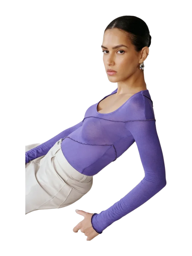 Marcella Melody Sheer Top