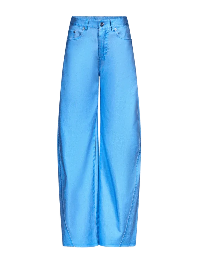 PRISCAVera Metallic Blue Cocoon Jeans