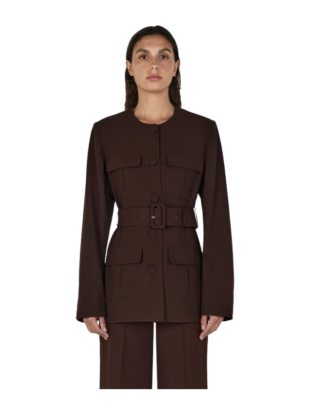 Hansen & Gretel Michael Blazer Chocolate