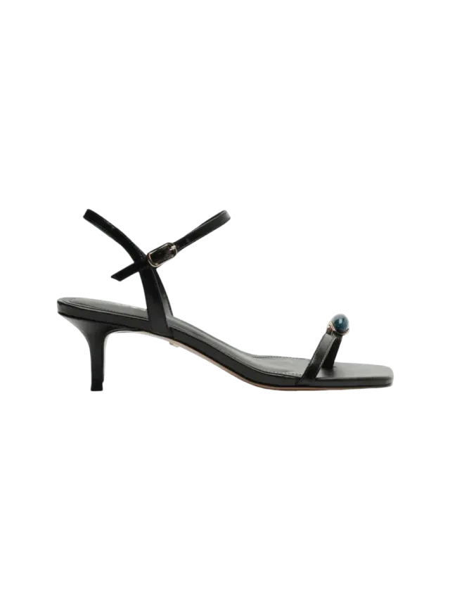 Arezzo Mid Stiletto Leather Sandal