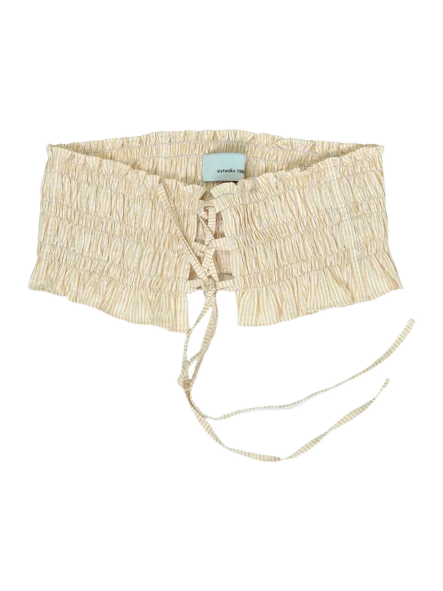 estudio 1999 Mini Olan Belt - Durazno a rayas