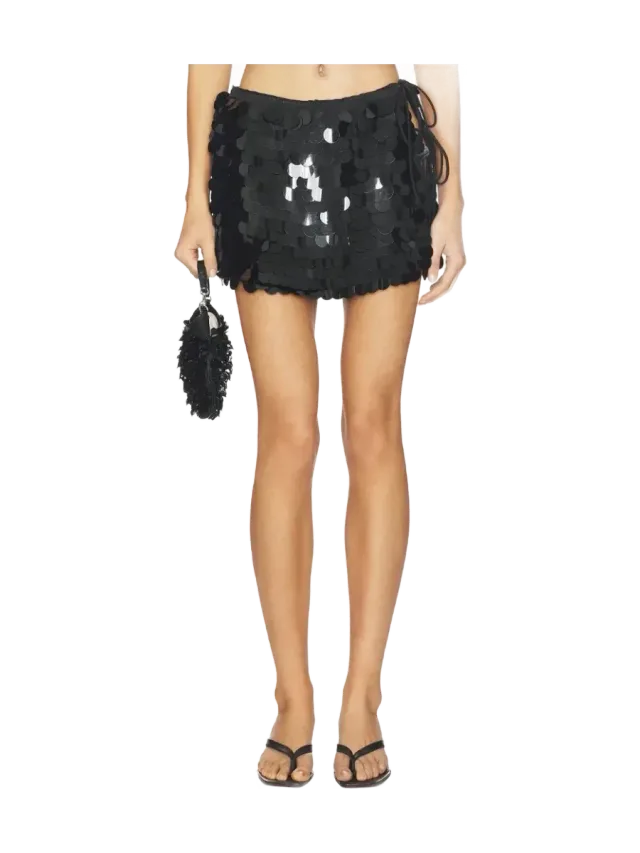 Leslie Amon Mini Pailette Skirt