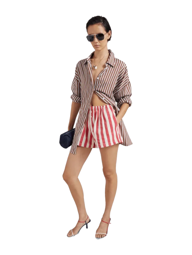 The Frankie Shop Mireval Cotton Boxer Shorts
