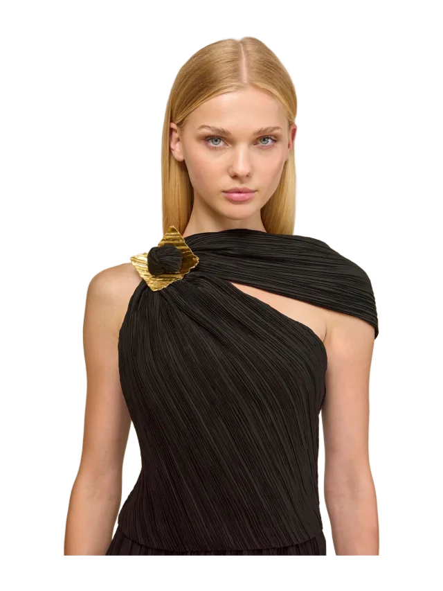 Cult Gaia MOIRA TOP - BLACK