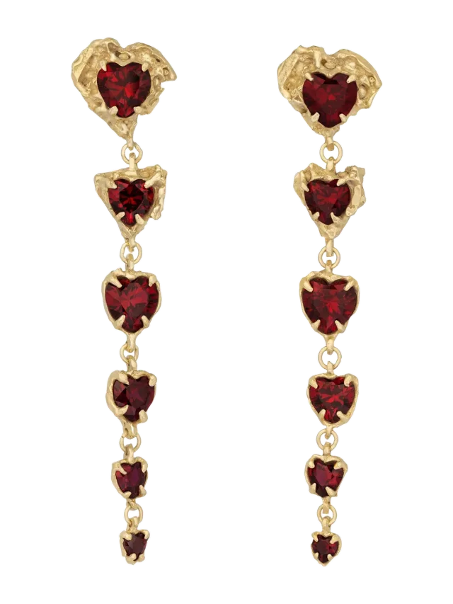 Loveness Lee Nara Ruby Earrings