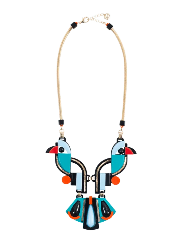 Gissa Bicalho NECKLACE BIRDS