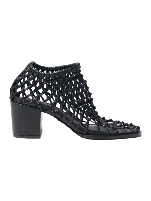 Cecelia New York NEVER - BLACK KNOTTED BOOTIE