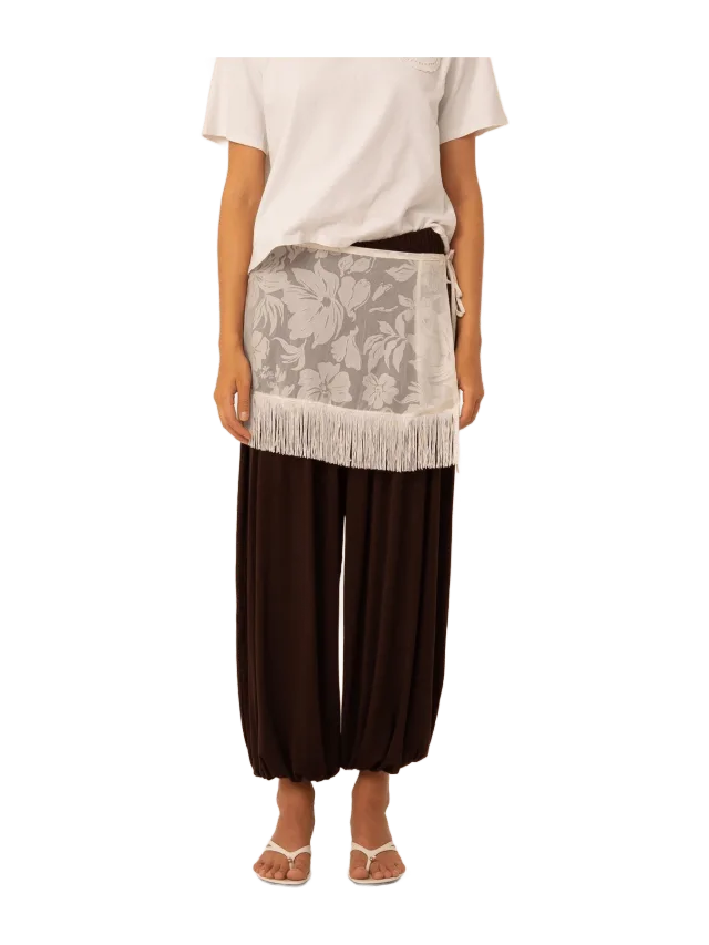 Carmen Says Nice Lace Fringe Wrap Skirt