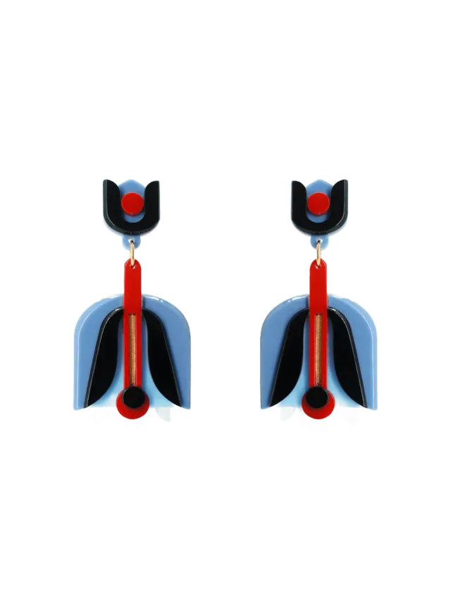 Gissa Bicalho NIMPHEA PENDANT EARRINGS
