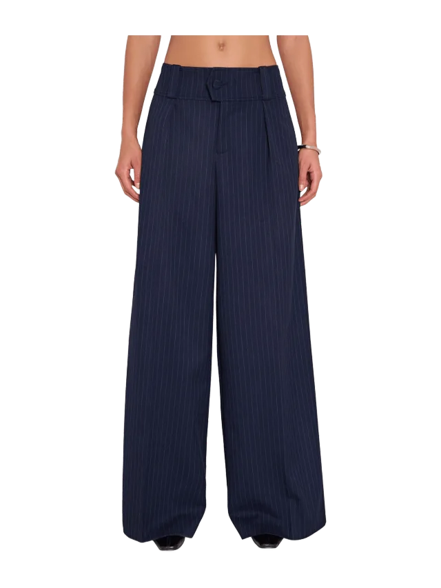 Amanda Uprichard Noho Pants in Manchester Pinstripe