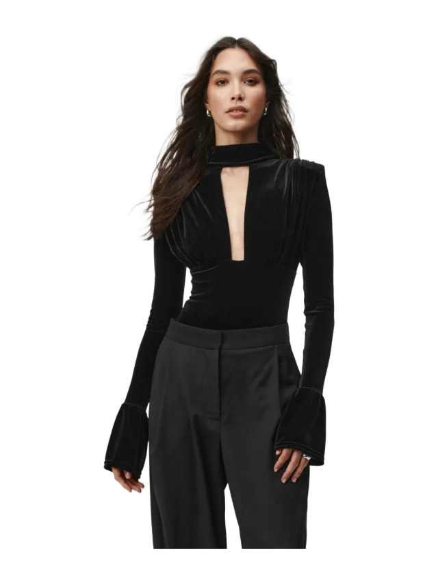 Undress Code Noir Whisper Bodysuit Black