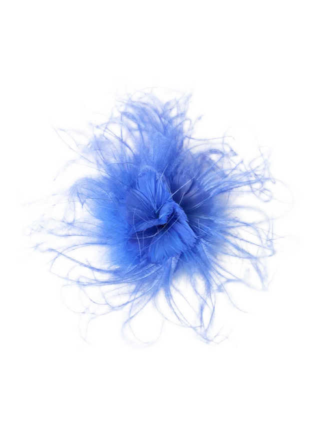 Chan Luu Octo Flower Brooch Blue