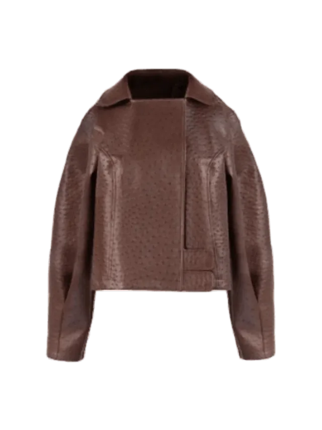 Yellow The Label Oliver Ostrich Jacket