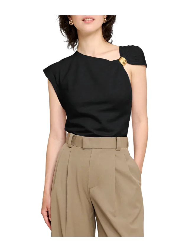 Pixie Market Olympia Gold Cuff Tee