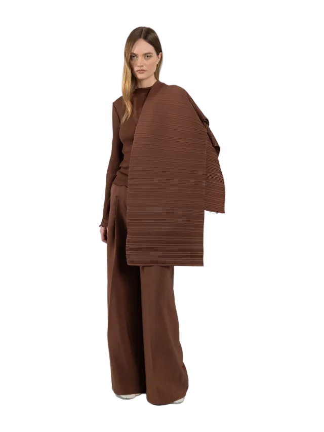 ESTHÉ Oversize Pleated Scarf &bull; ESTHE