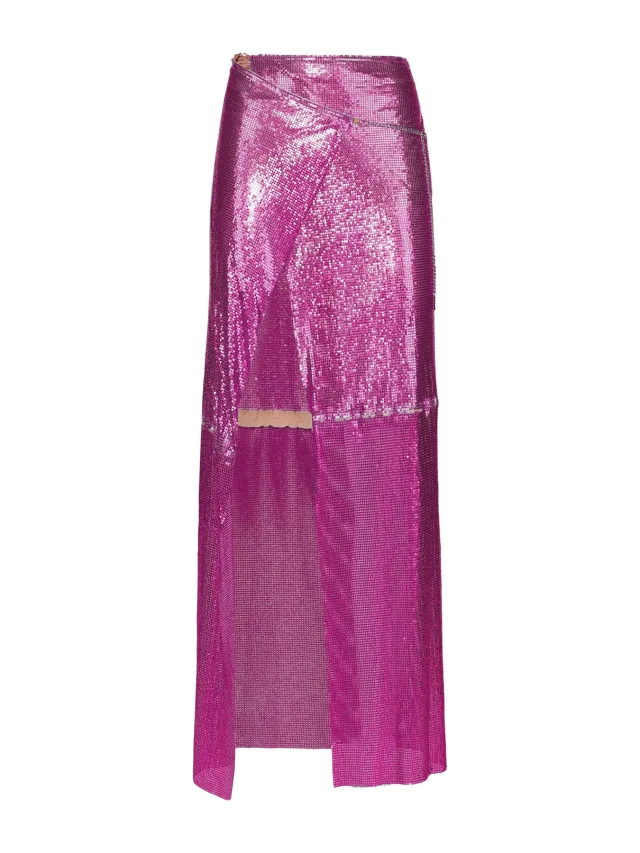 Chainmail Pamela Show Skirt Bubblegum