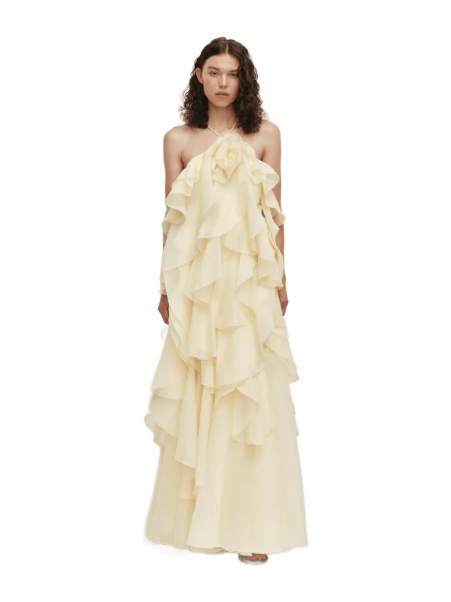 Aje Pandorea Layered Maxi Dress