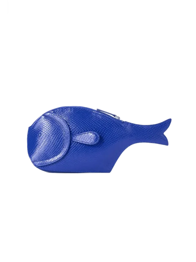 Staud PESCE CLUTCH | COBALT