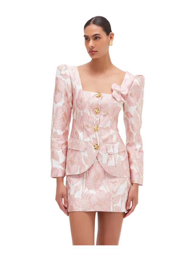 PatBO PETAL JACQUARD JACKET