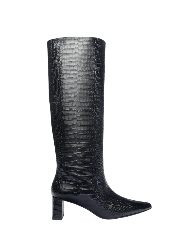 Freda Salvador PHOENIX CROC COMBO TALL BOOT