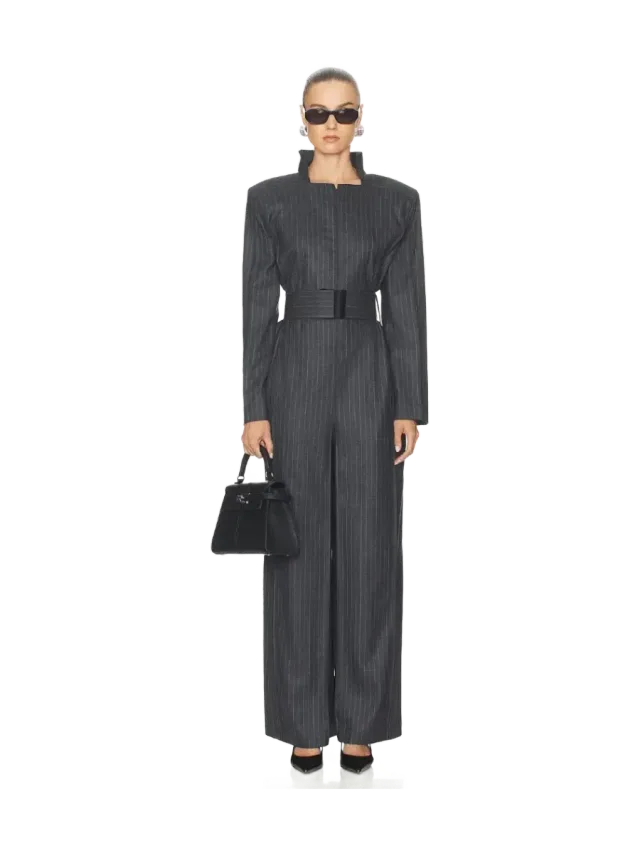 Bevza Pinstriped Jumpsuit