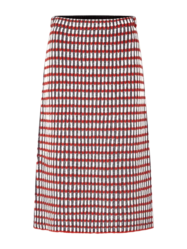 Stine Goya Plaited Flared Skirt