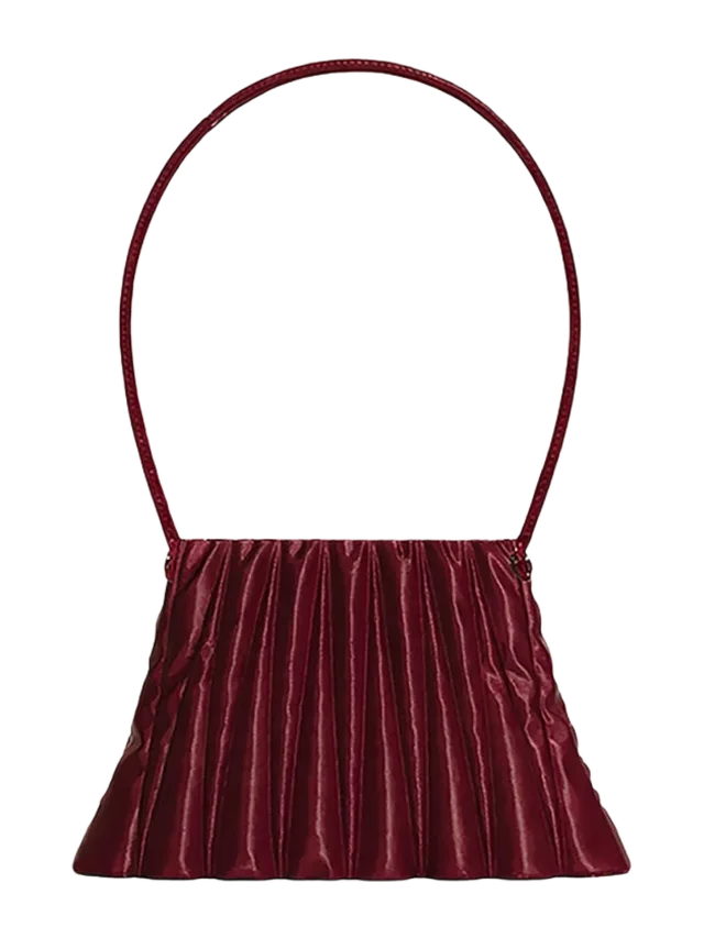 TOUCHLESS PLUM LIQUID TREASURE SHOULDER BAG