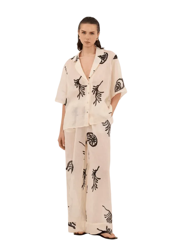 Dissh POSITANO SANDSTONE RAMIE PANT