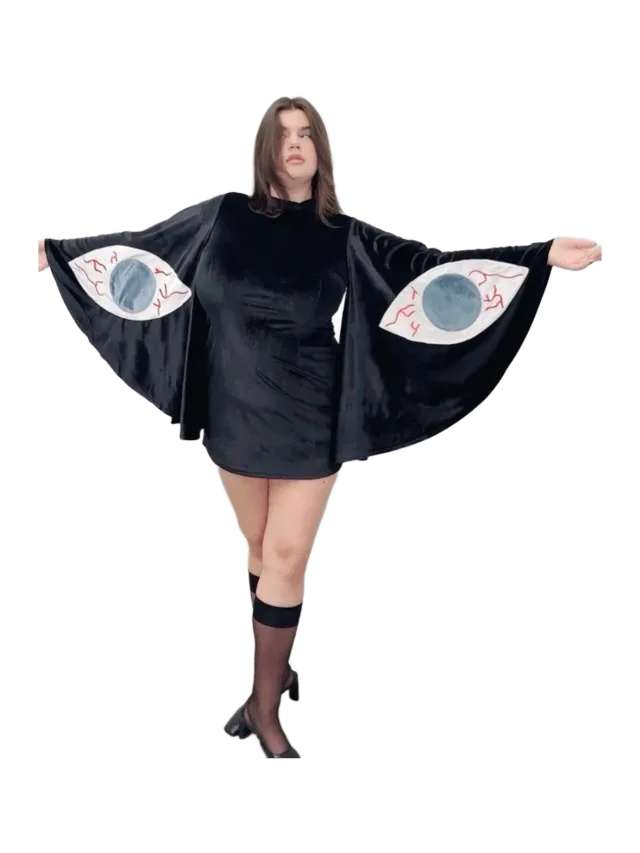 Fashion Brand Company Psychic Burden Mini Velvet Dress