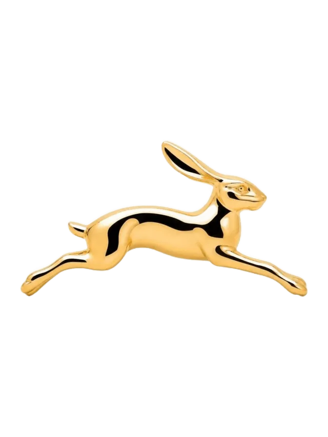 MISHO Rabbit Brooch