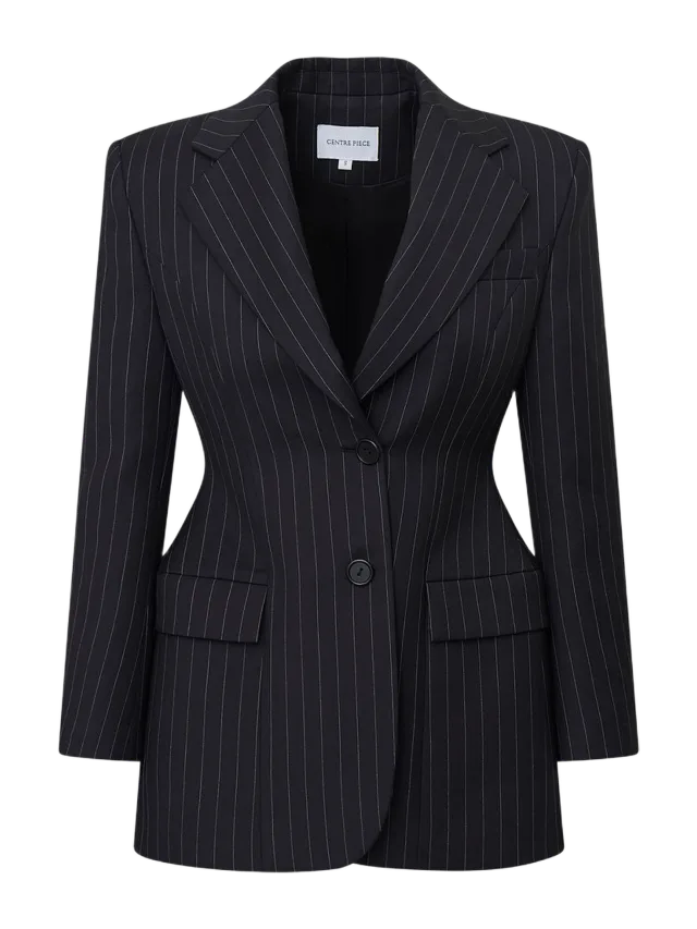 Centre Piece Rocky Pinstripe Blazer