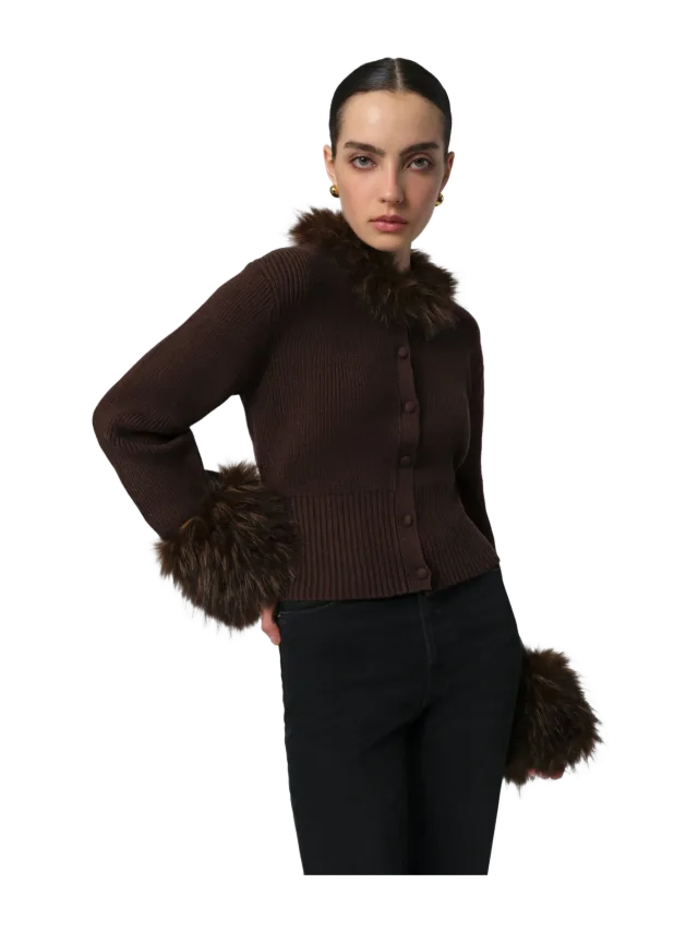 Apparis Rosa Cardigan