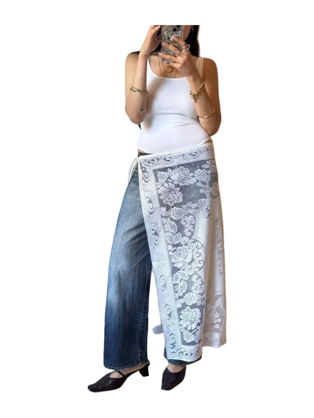 Concept A Label Rose Tie Skirt