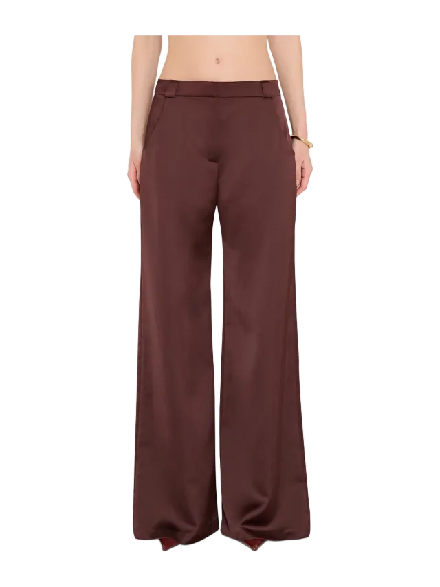 Amanda Uprichard Saddler Pants in Charmeuse