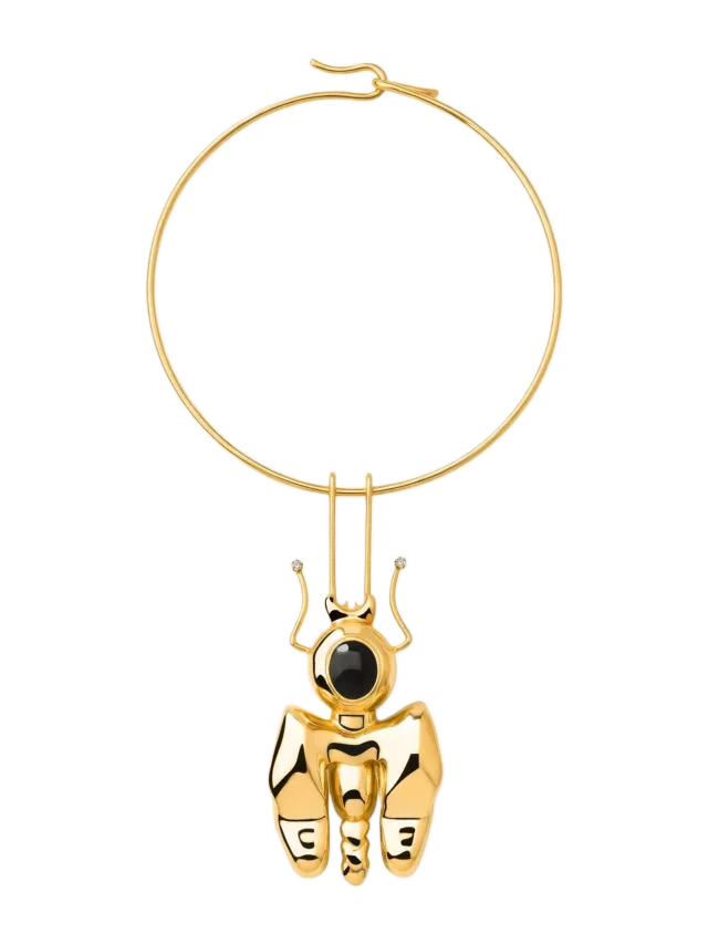 MISHO Scarab Onyx Choker