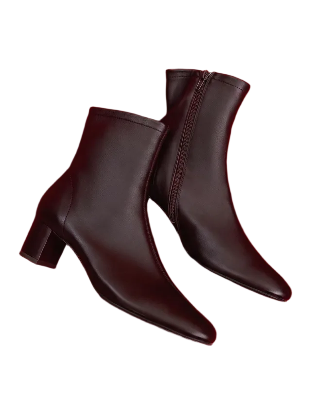 Atorie Seamed Ankle Boots
