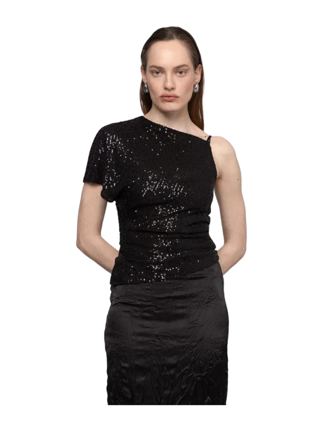 ESTHÉ Sequin Asymmetric Top