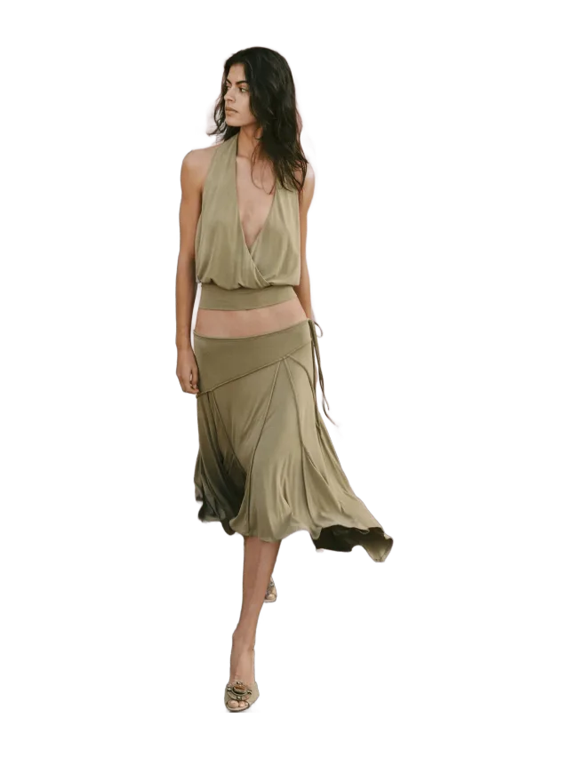 With Jéan Sharni Top | Olive
