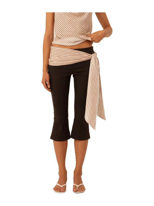 Carmen Says Sienna Wrap Capri Pants