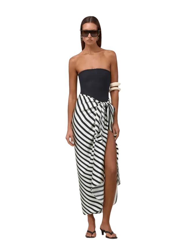 Same Silk Sarong (Diagonal Stripe)