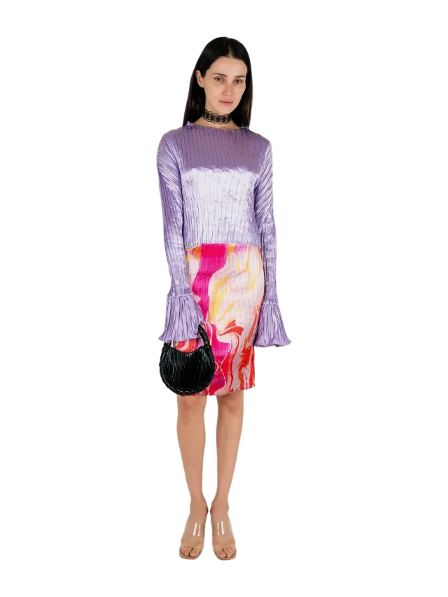 Nin Studio SIMPLE PLEATED TOP / FW25