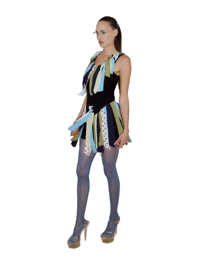 Fashion Brand Company Sky Dancer Tencel Rib Mini Dress