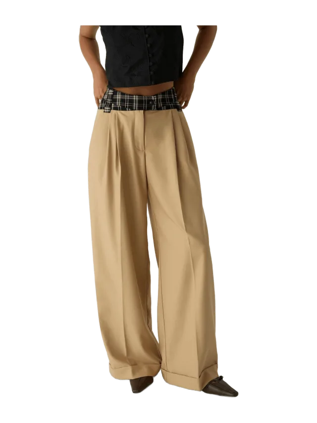 Laagam Smith Sand Tailored Pants